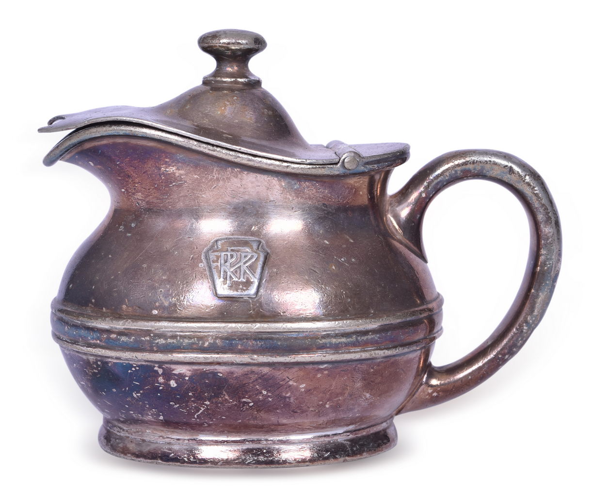 8433 - Reed & Barton Pennsylvania Railroad Silver Cream Pitcher 11oz thumbnail