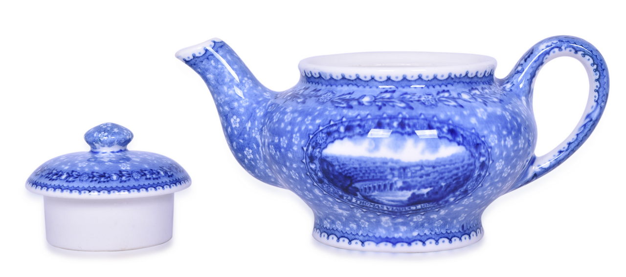 8435 - Scammell's Lamberton China Baltimore & Ohio Railroad Centenary Tea Pot thumbnail