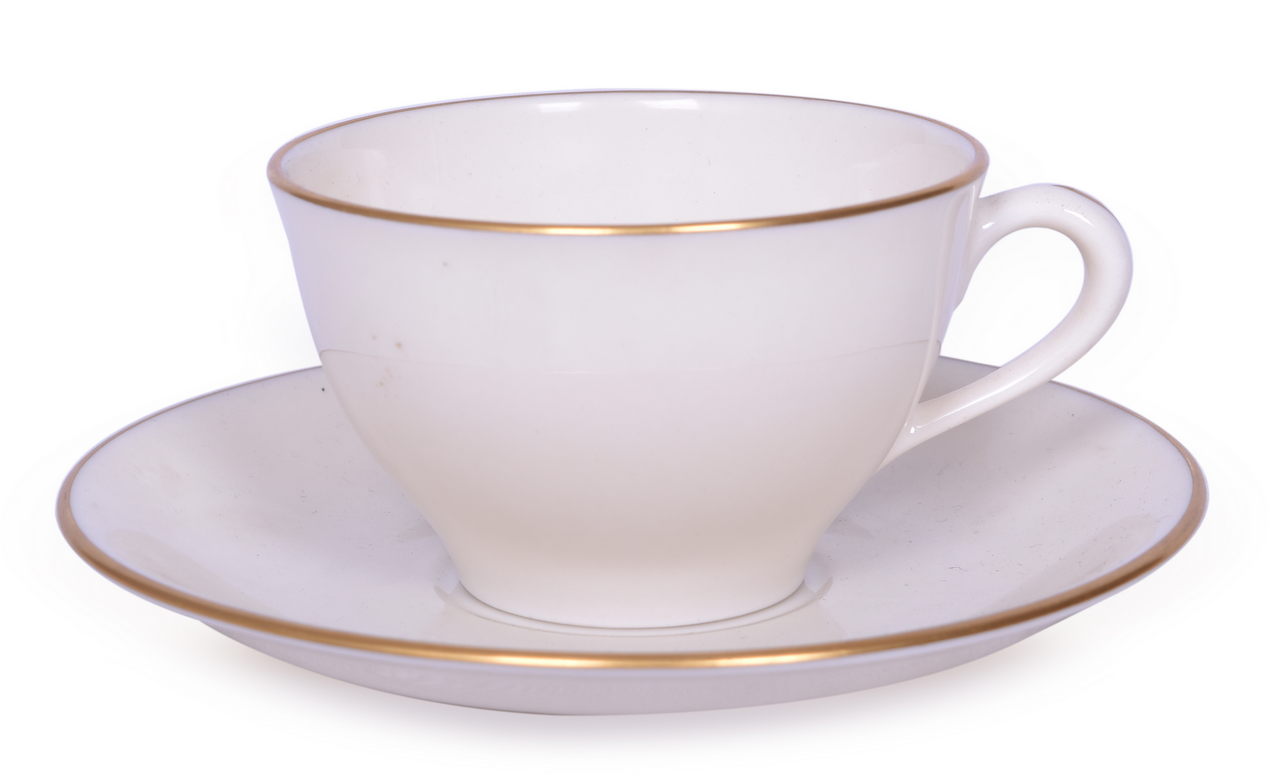 8443 - Milwaukee Road Railroad China Olympian Teacup & Saucer thumbnail