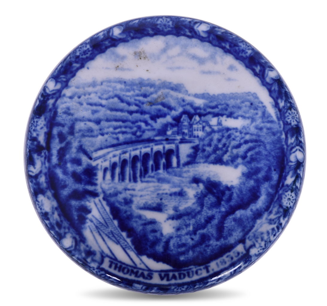 8449 - Baltimore and Ohio Railroad China Centenary Cover Lid thumbnail