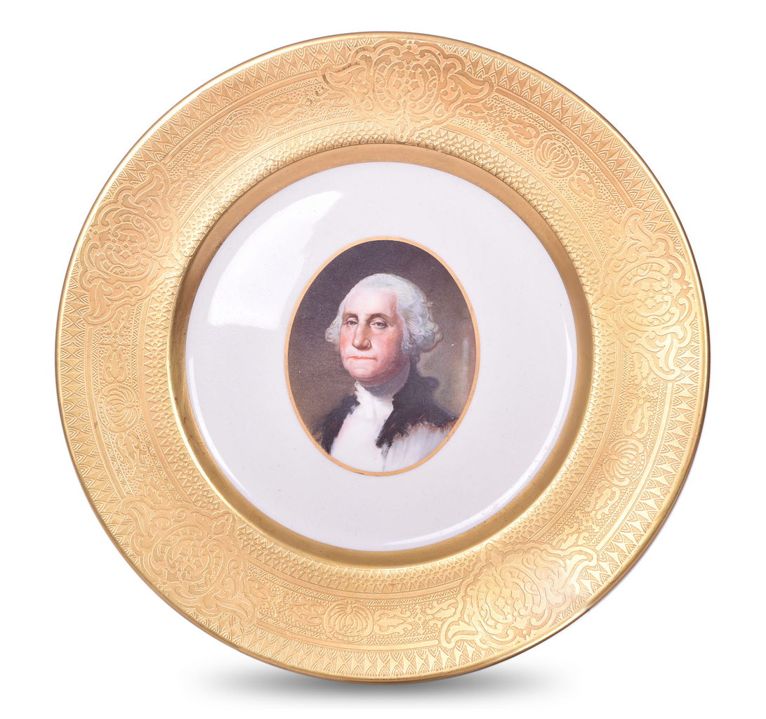 8463 - Chesapeake & Ohio Railroad George Washington Service Plate 10 3/4