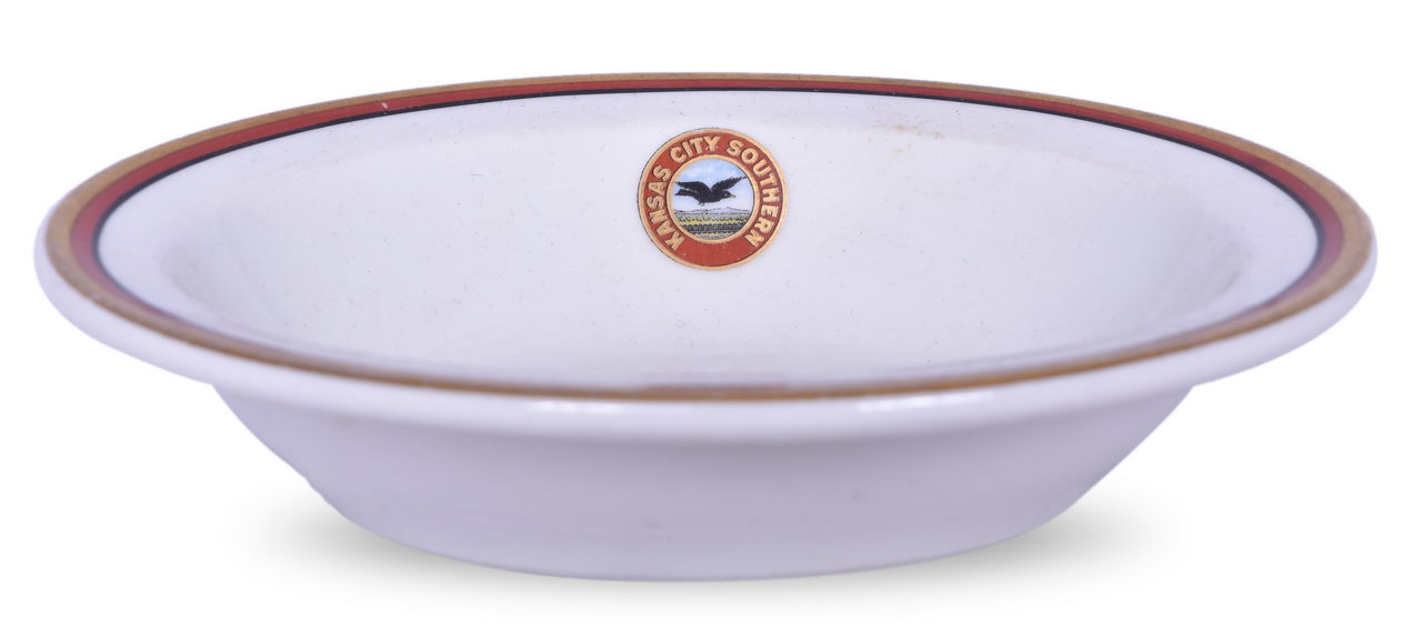 8469 - Kansas City Southern Railroad Flying Crow Oval Dish 6