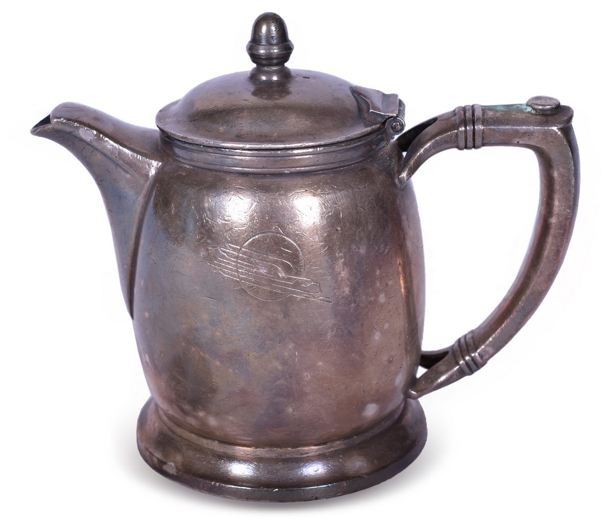 8541 - International Silver Union Pacific Railroad Winged Streamliner Syrup Pitcher 10 Oz thumbnail