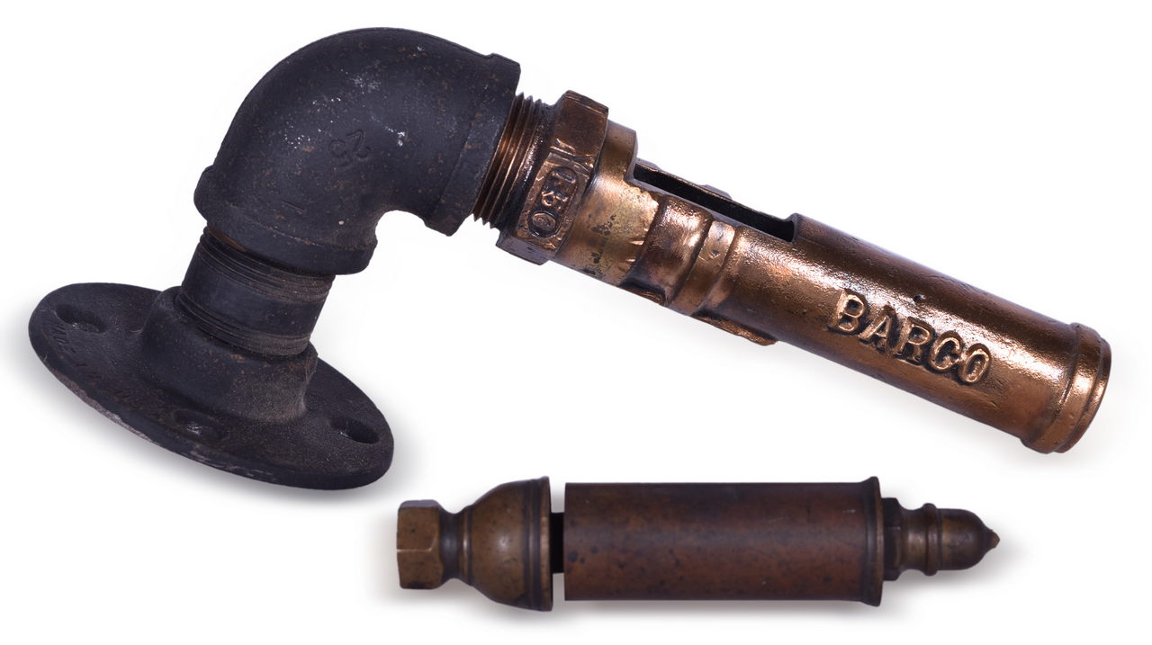 8560 - Barco F56 Single Chime Steam Whistle and Unmarked 5 1/2
