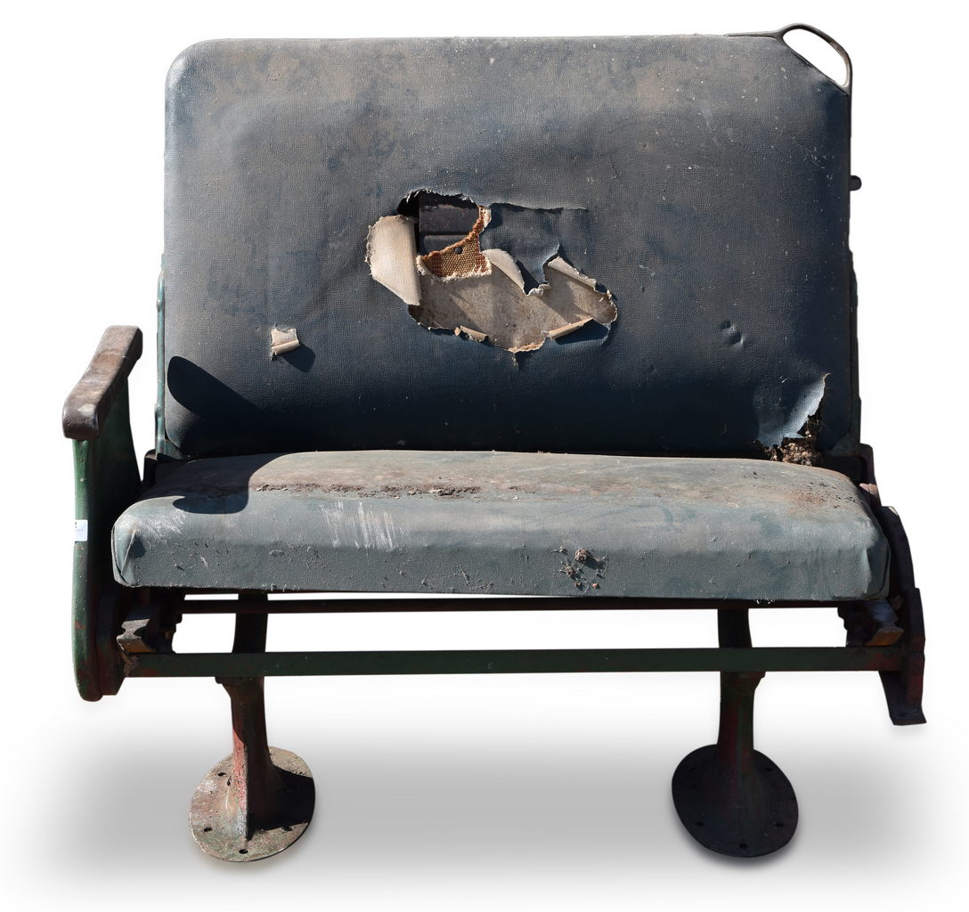 8564 - Heywood-Wakefield Walk / Roll Over Railroad Passenger Car Seat #1 thumbnail