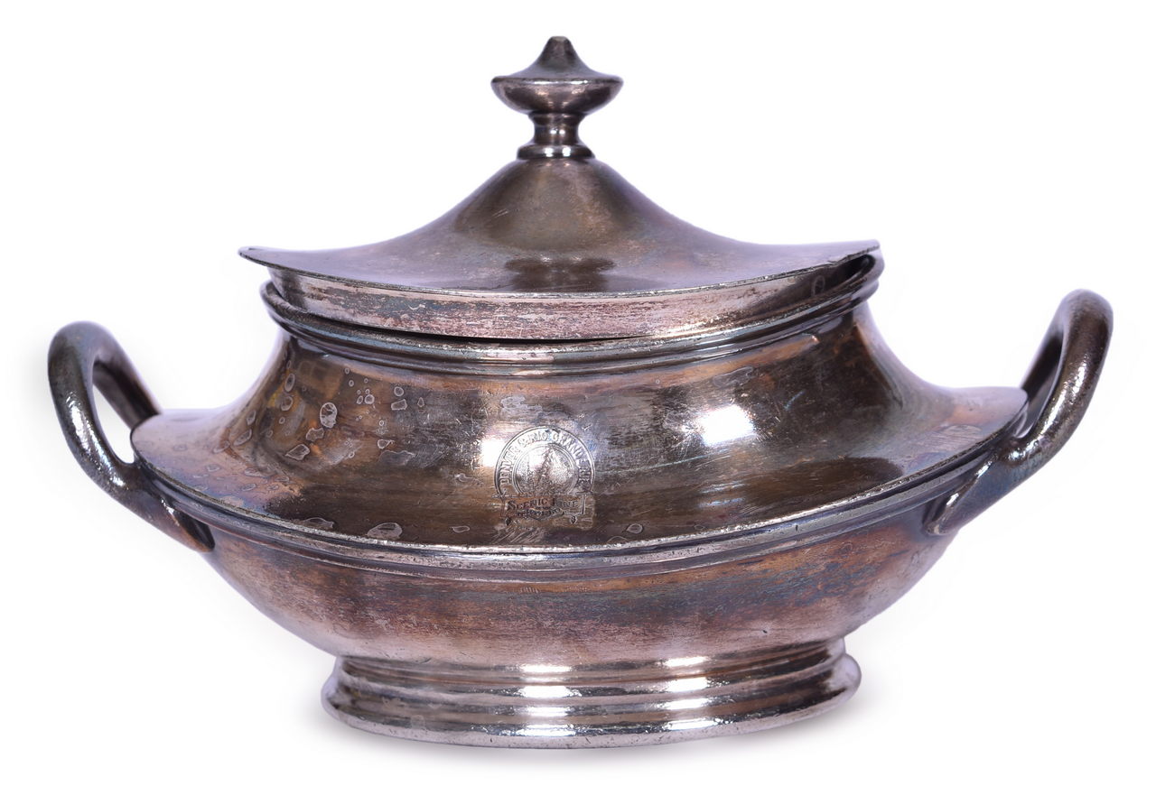 8578 - Reed & Barton Denver & Rio Grande Railroad Curecanti One-Pint Tureen With Lid thumbnail