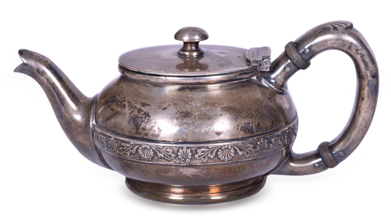 8582 - Reed & Barton Rio Grande Railroad Dining Car Service Teapot thumbnail