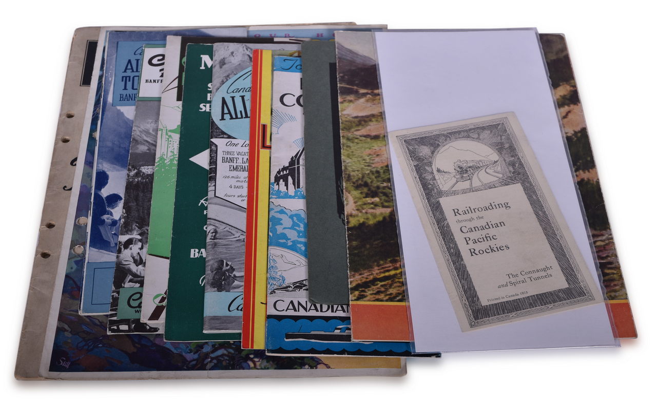 8598 - Twelve Canadian Pacific Railway Travel Brochures, Booklets, and Special Menu - 1923 to 1949 thumbnail