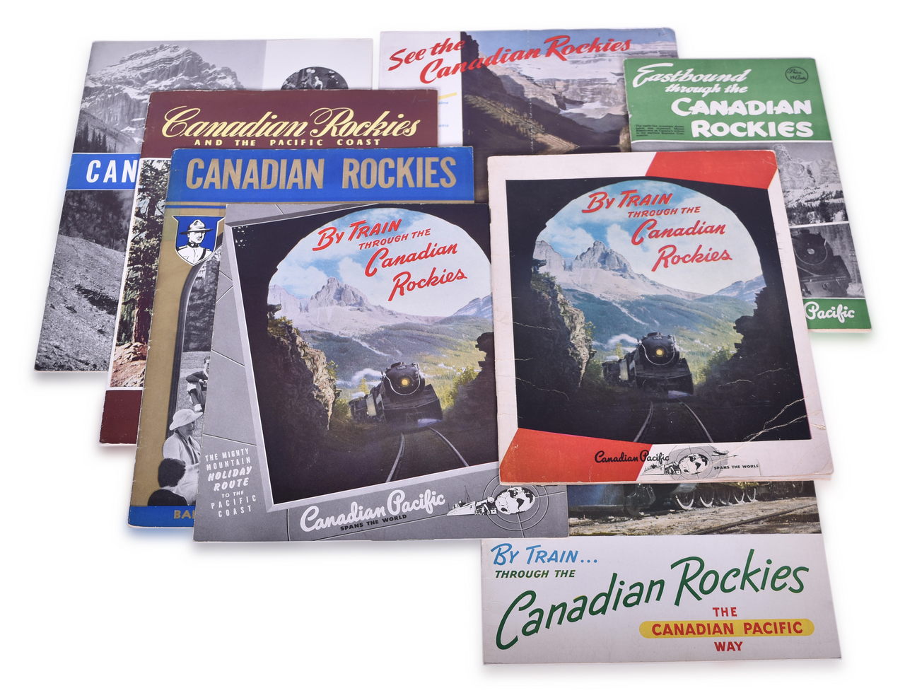 8620 - Group of Seven Canadian Pacific Railroad Canadian Rockies Travel Books - 1935 to 1948 thumbnail