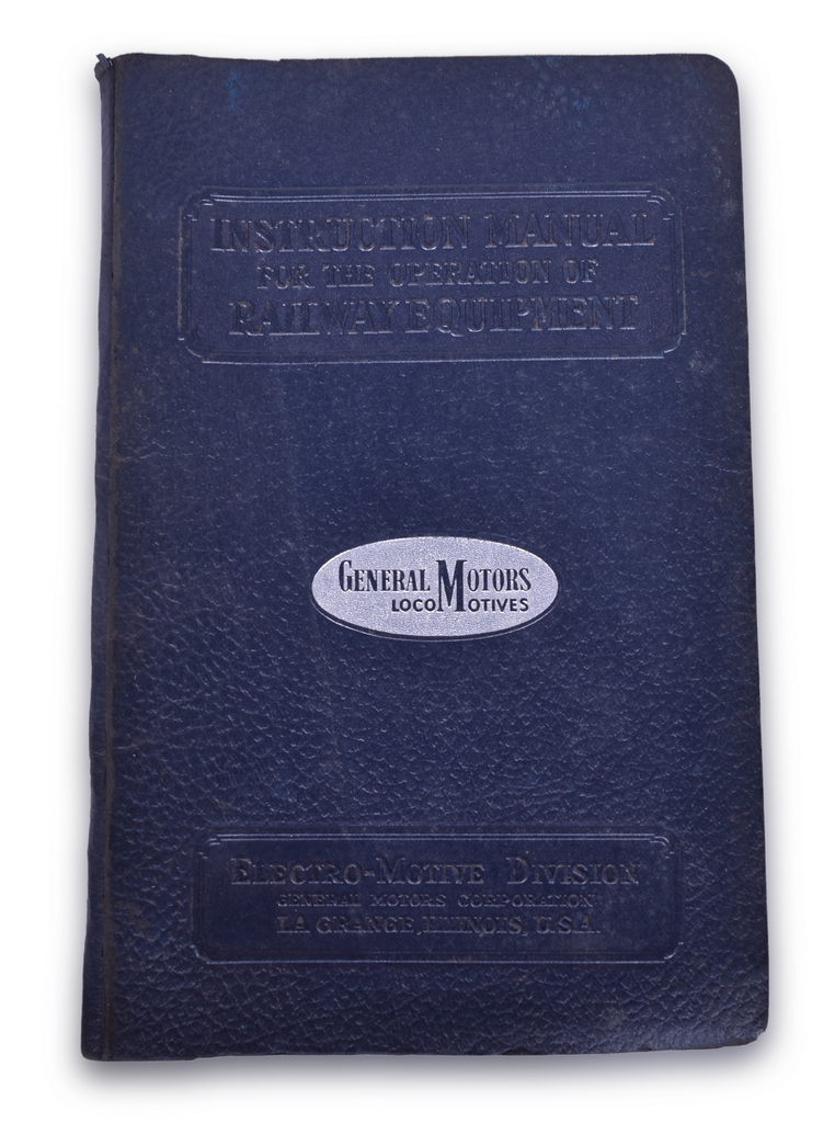 1002 - General Motors - Electro-Motive Division 1942 E6 Diesel locomotive Operators Manual thumbnail