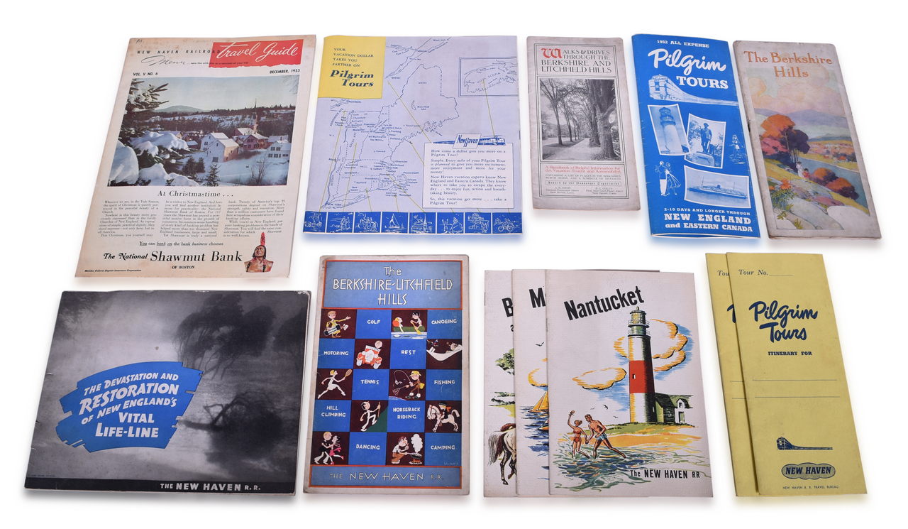 1012 - New York, New Haven & Hartford Railroad Advertising / Vacation paper group thumbnail