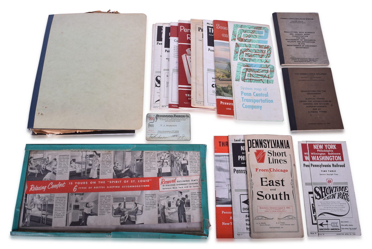 1016 - Pennsylvania Railroad Assorted Paper Group thumbnail