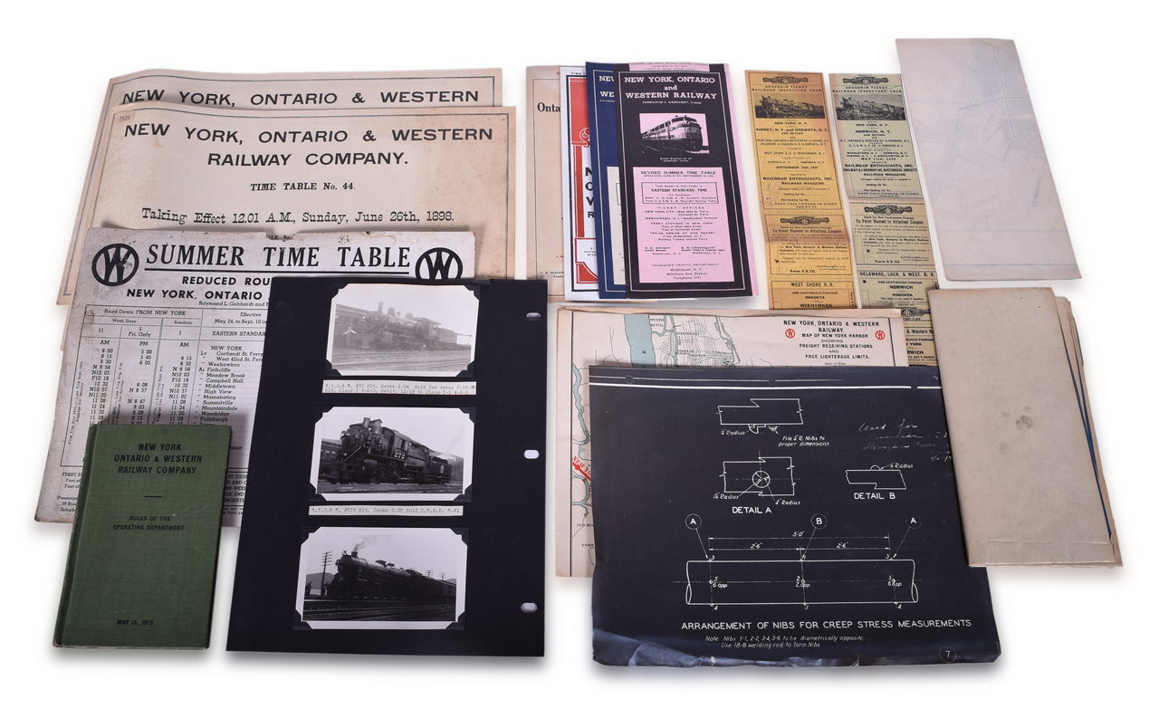 1020 - New York, Ontario and Western Railroad Timetable and Paper Group thumbnail