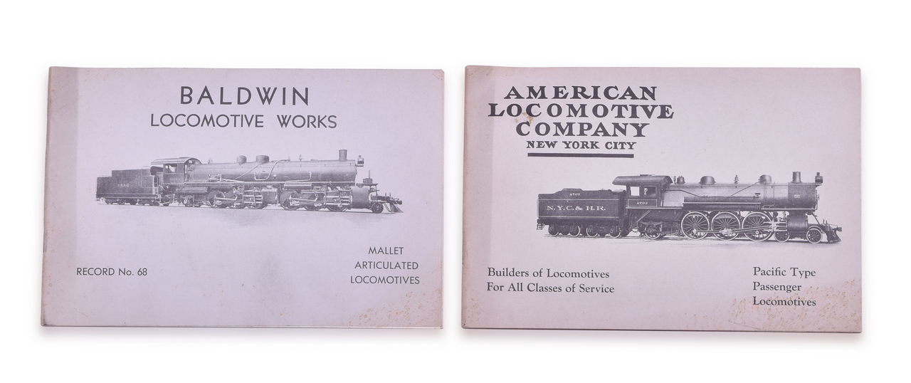 1026 - American Locomotive Works and Baldwin Locomotive Works Mallet and 4-6-2 Pacific Company Catalogs thumbnail