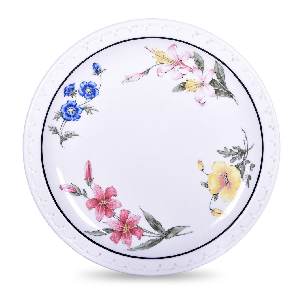 1031 - Southern Pacific Railroad China Prairie Mountain Wildflowers Dinner Plate 9 1/2