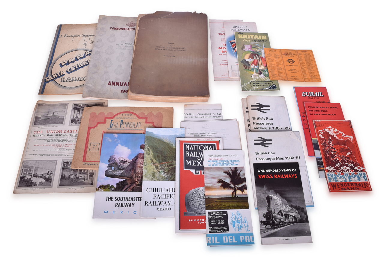 1032 - International Railway Paper Group - 1904 Wengernalp-Bahn, British Railways, National Railway of Mexico, etc. thumbnail