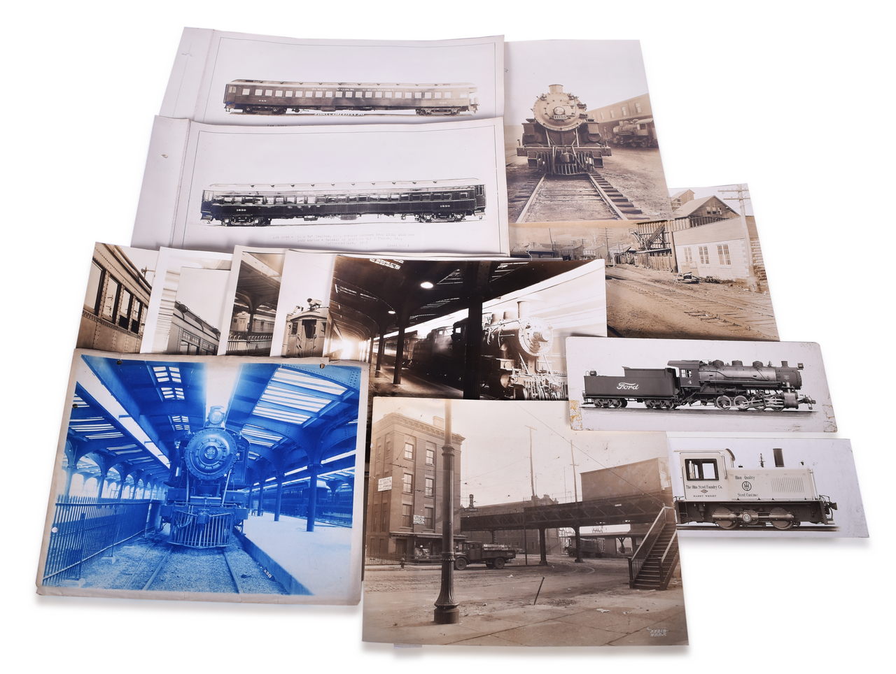 1052 - Lima Builders Cards & Photos - Ford Motor Company, Delaware Lackawanna and Western, New York Central thumbnail