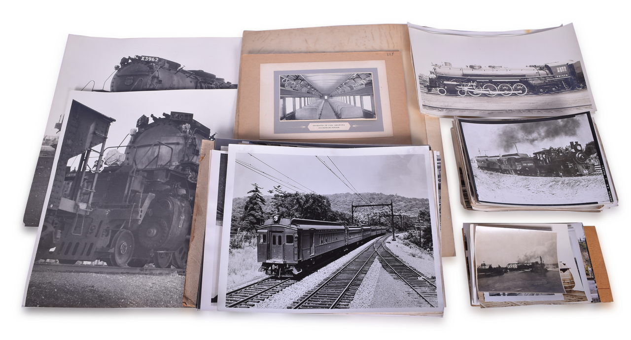 1060 - 102 Black and White Railroad Photographs - B&O, Erie, Pennsylvania, Lackawanna, New Haven, and more thumbnail