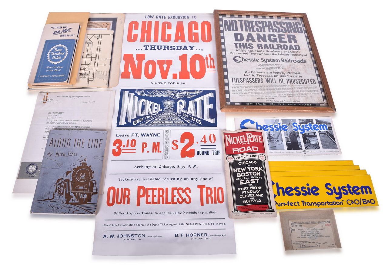 1070 - Eastern Railroad Paper and Promo Group - Nickel Plate, Baltimore and Ohio, Chessie System thumbnail