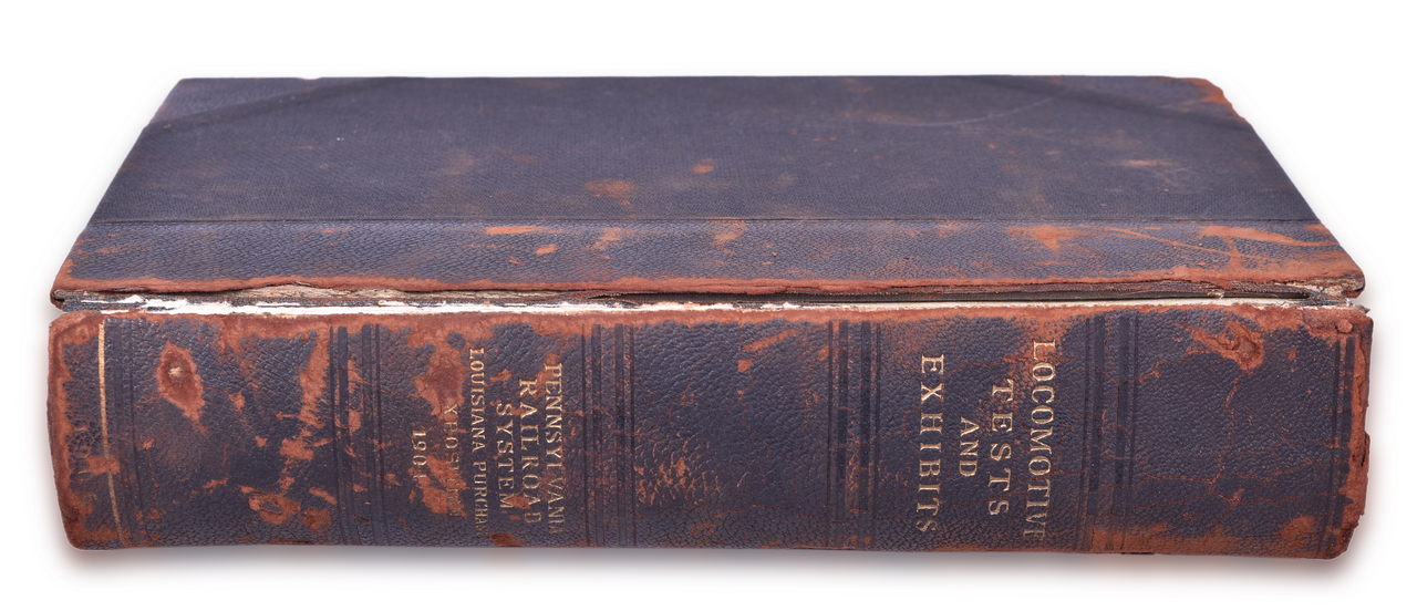 1081 - 1904 Pennsylvania Railroad Locomotive Tests and Exhibits Louisiana Purchase Exposition First Edition Book thumbnail