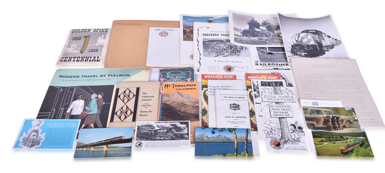 1082 - 27 Peices of Western Railroad Paper- 1913 Rio Grande, 1901 Santa Fe, 1917 Mt. Tamalpais & Mir Woods Railway, etc. thumbnail