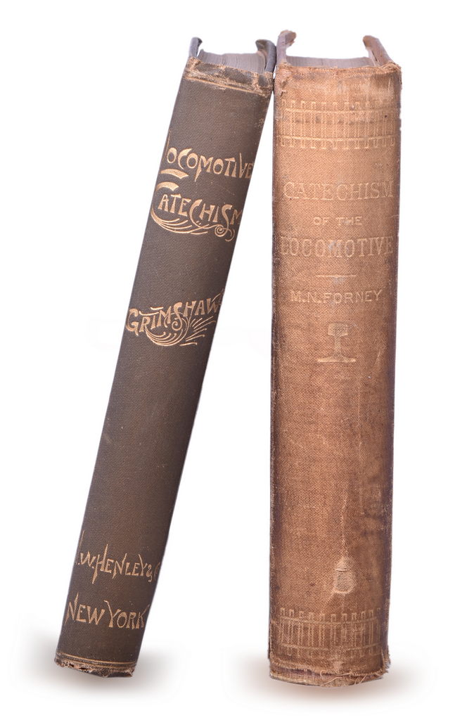 1129 - 1883 Forney Catechism Of The Locomotive and 1893 Grimshaw The Locomotive Catechism thumbnail
