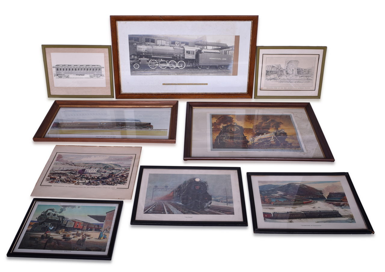 1203 - Group Of Nine Pennsylvania Railroad Builders Photograph And Art Prints thumbnail