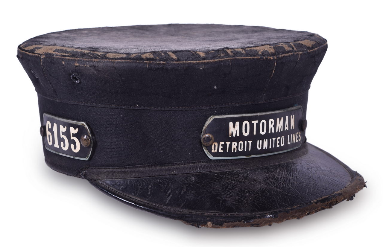 1229 - Detroit United Lines Railway Motorman Cap thumbnail
