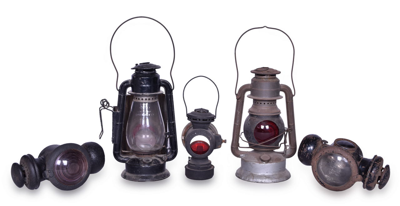 1268 - Group of Five Lanterns - Dietz Little Wizard, Dietz Junior, and More thumbnail