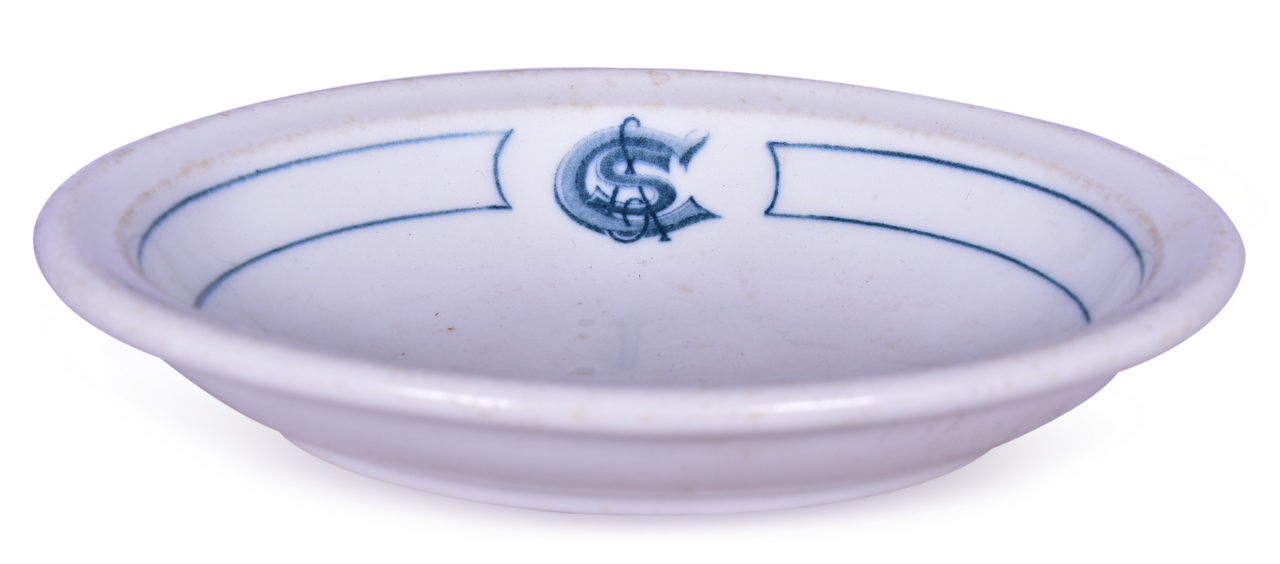 1405 - Colorado & Southern Railway China Pueblo Oval Dish thumbnail