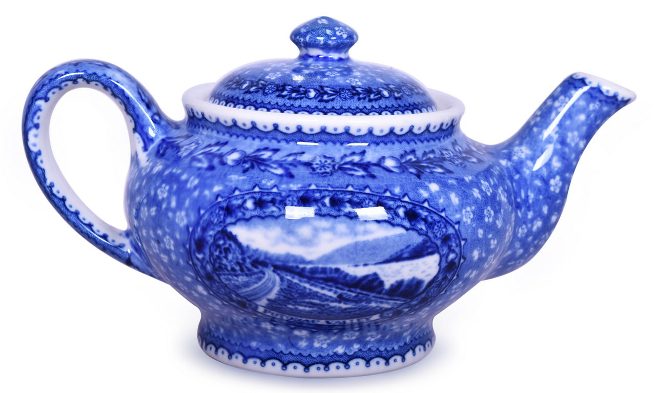 1407 - Scammell's Lamberton China Baltimore & Ohio Railroad Centenary Tea Pot thumbnail