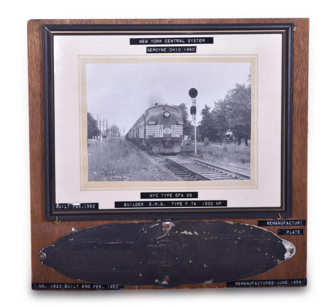 1446 - New York Central / General Motors - Electro-Motive Division F7A Remanufactured Builders Plate thumbnail