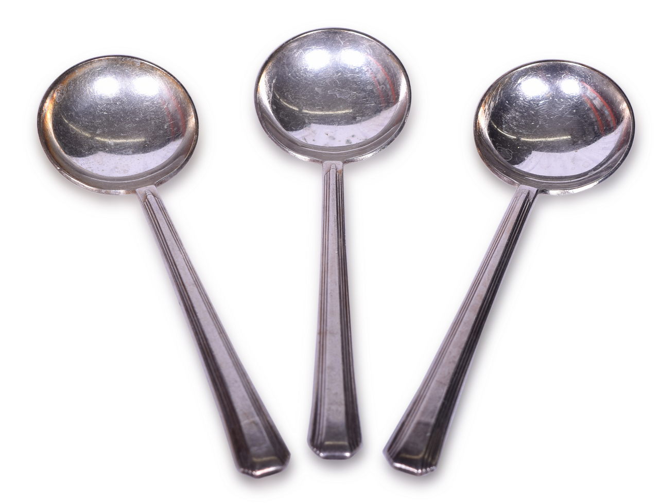 1449 - Three International Silver Southern Pacific Railroad Broadway Spoons 5 3/4