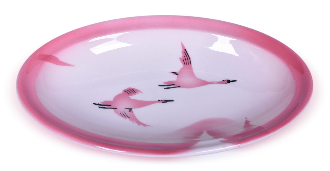 1473 - Milwaukee Road Railroad Dining Car China Traveler Oval Corn Cob Platter thumbnail