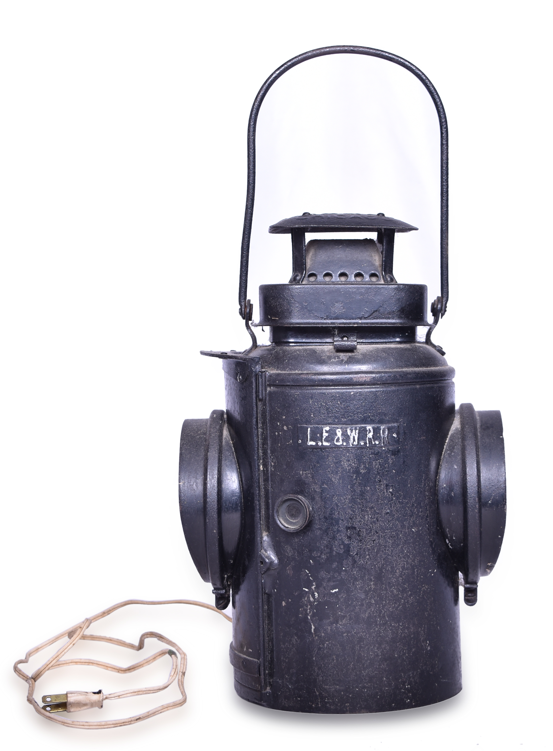 1498 - Adams & Westlake / Adlake Lake Erie and Western Railroad Semaphore Lamp thumbnail