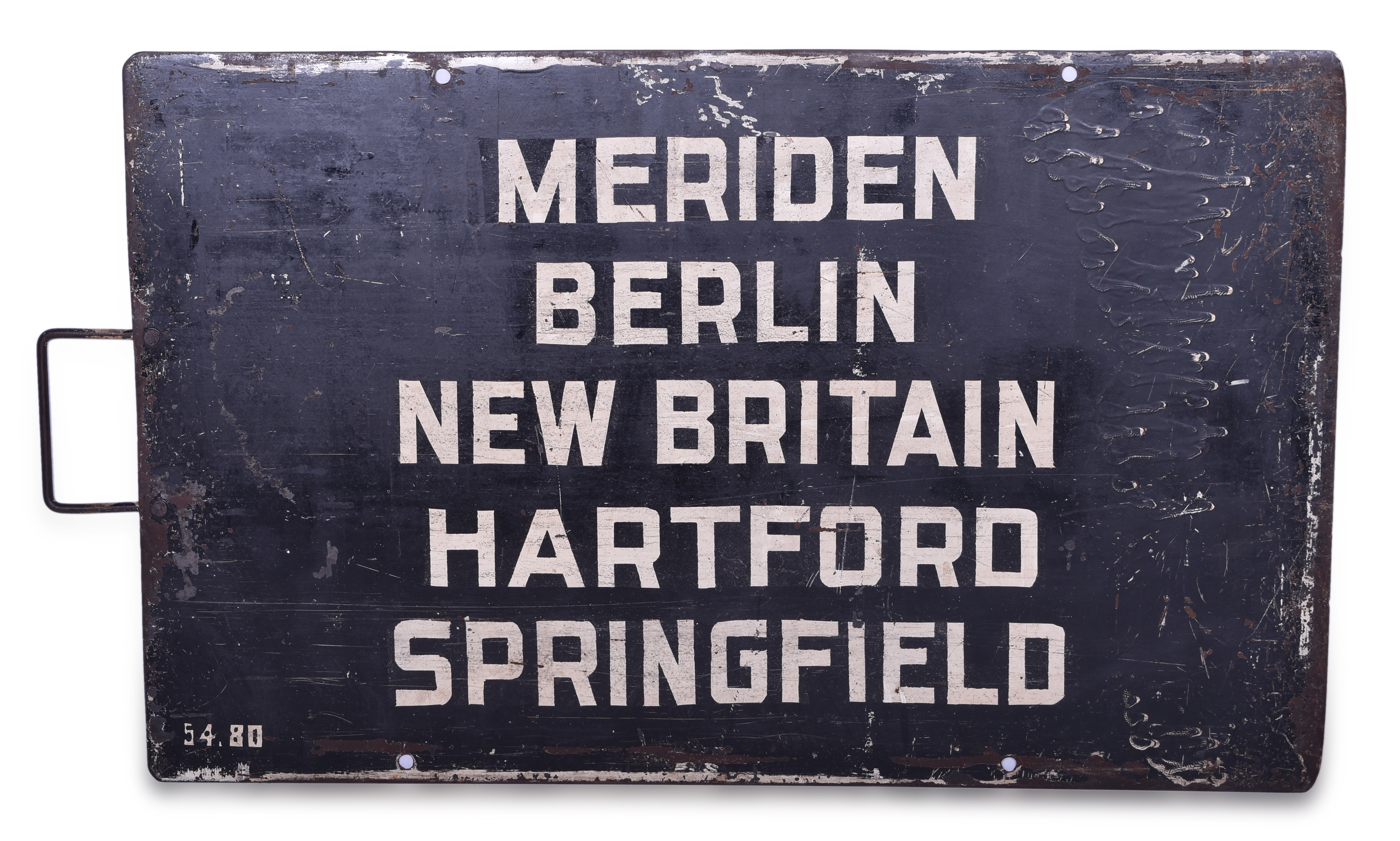 1532 - New York, New Haven, & Hartford Railroad Connecticut Gate Sign thumbnail