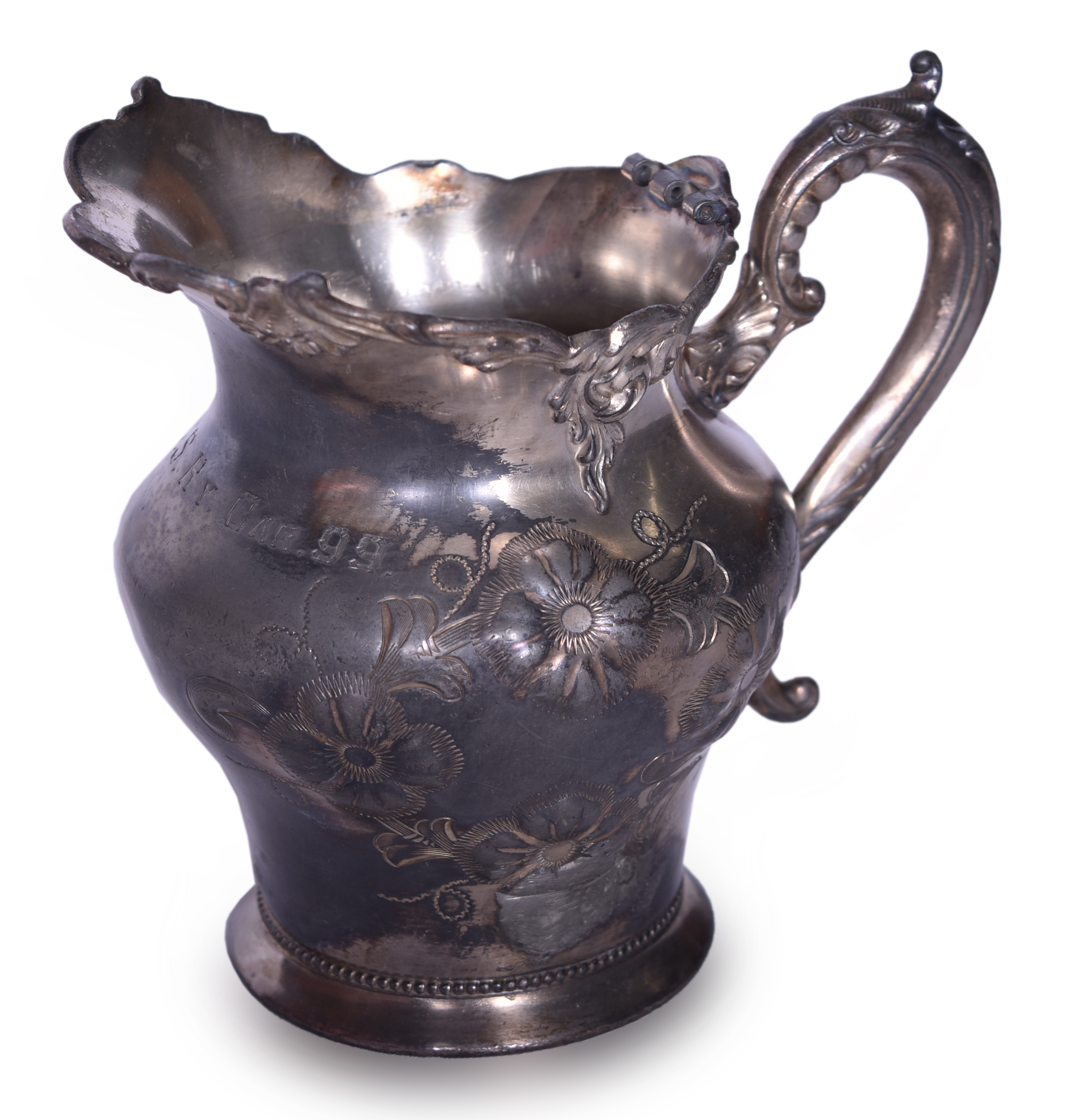 1539 - Superior Silver Co. Kansas City Southern Railway Car 99 Creamer thumbnail