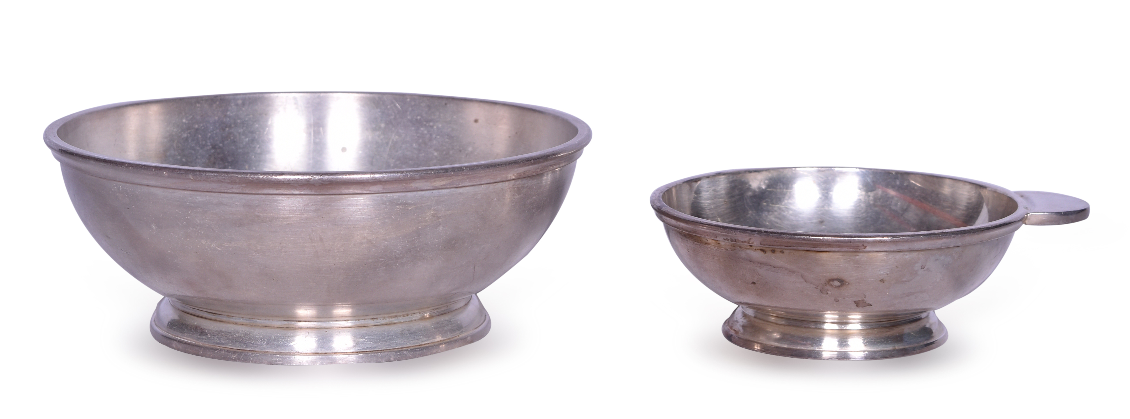 1553 - Pair of Gorham Kansas City Southern Railway Silver Bowls thumbnail