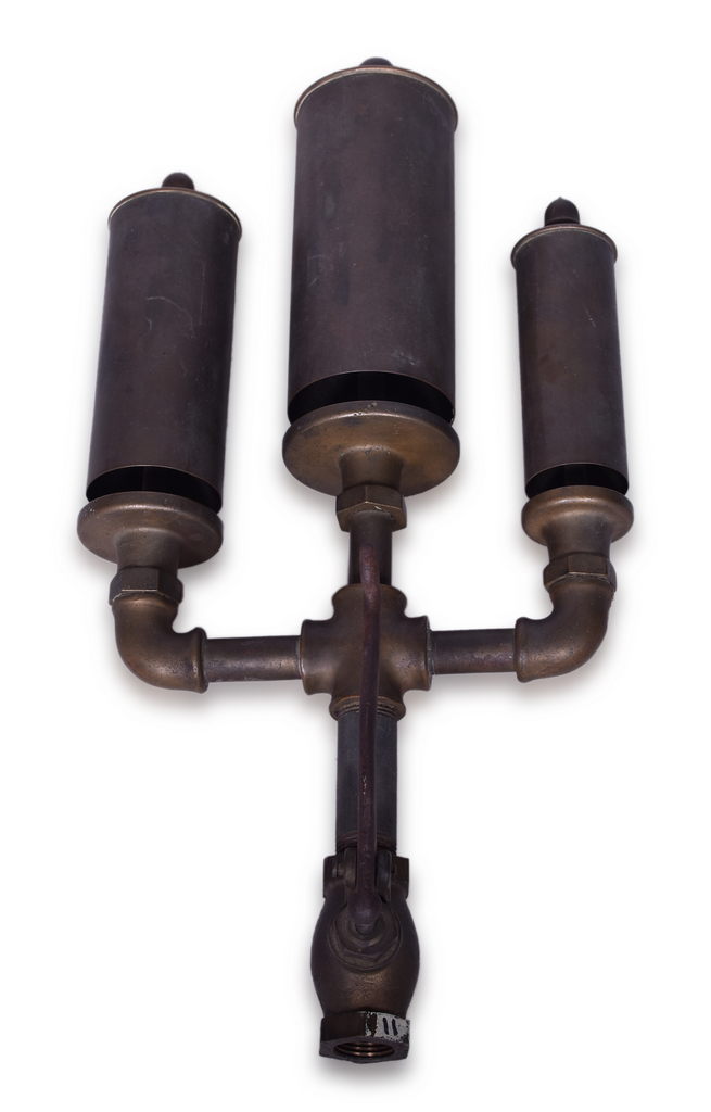 1578 - Lunkenheimer Brass Three Bell / Three Chime Steam Whistle thumbnail