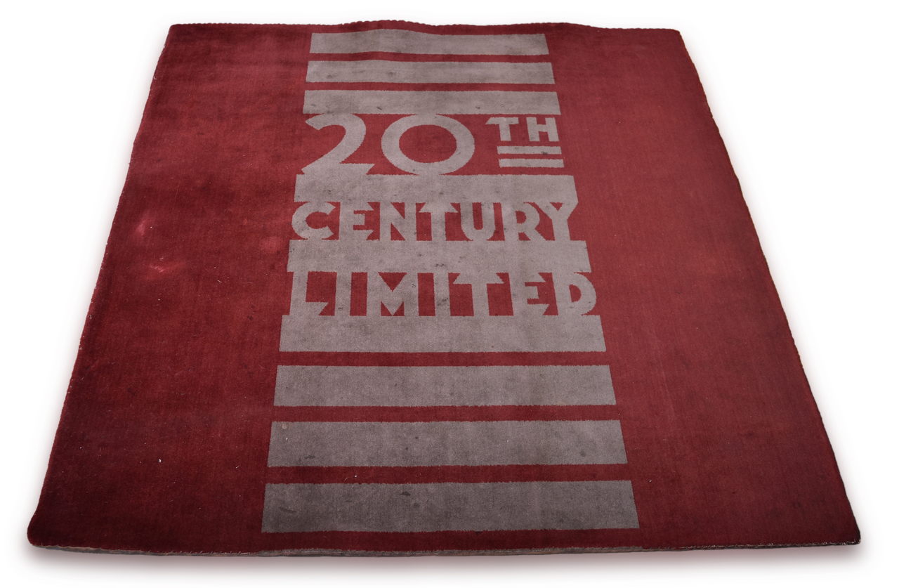 1580A - Original Section of New York Central 20th Century Limited Red Carpet thumbnail