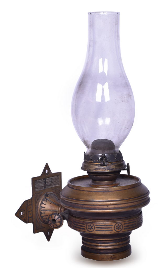 1594 - Adams & Westlake Brass Railroad Wall / Side Lamp thumbnail