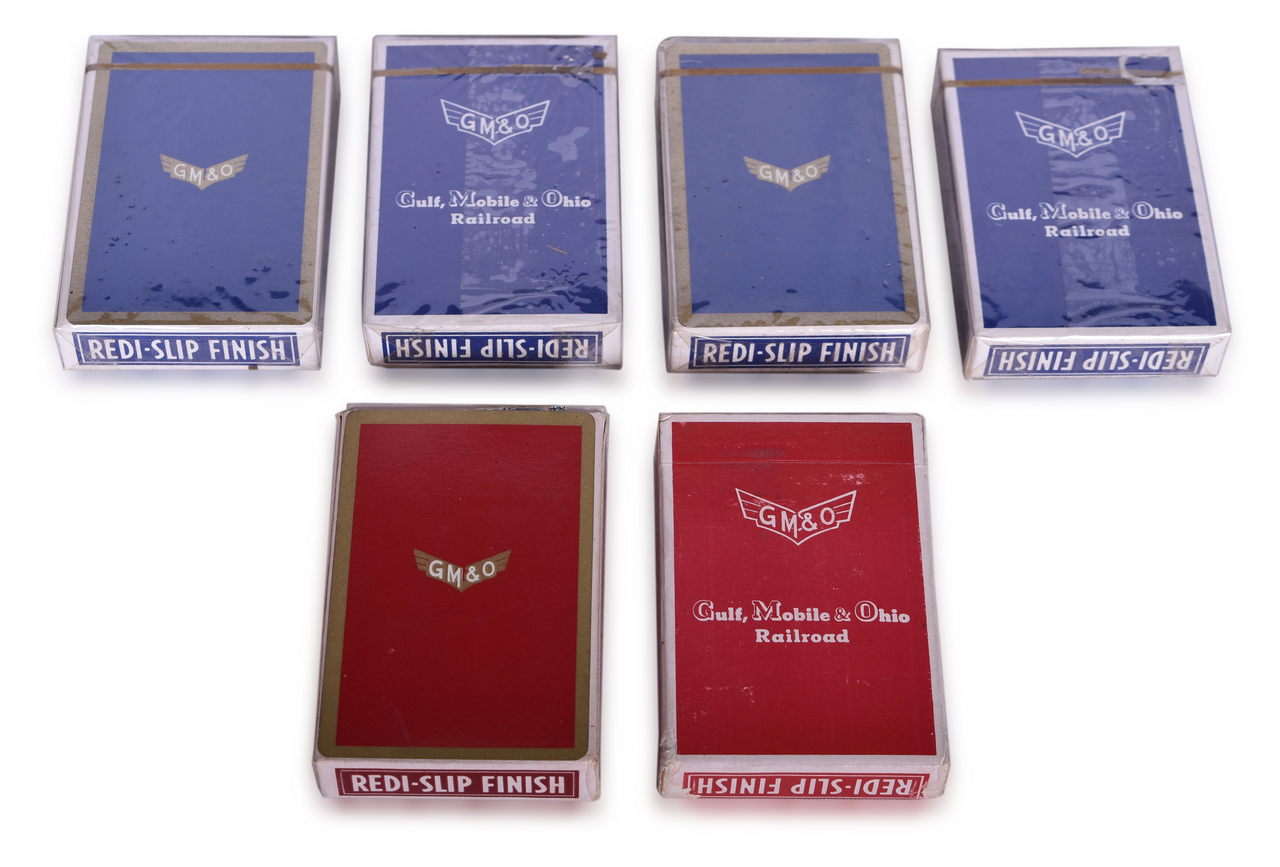 1628 - Six Gulf, Mobile & Ohio Railroad Playing Card Decks thumbnail