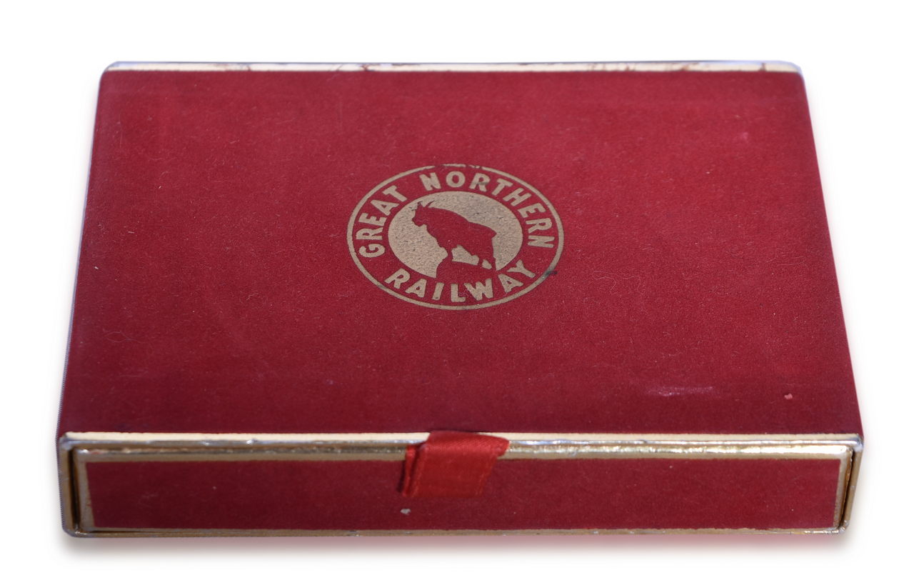 1653 - Double Deck of Great Northern Railway Playing Cards - Chief and Julia Wades-In-The-Water thumbnail