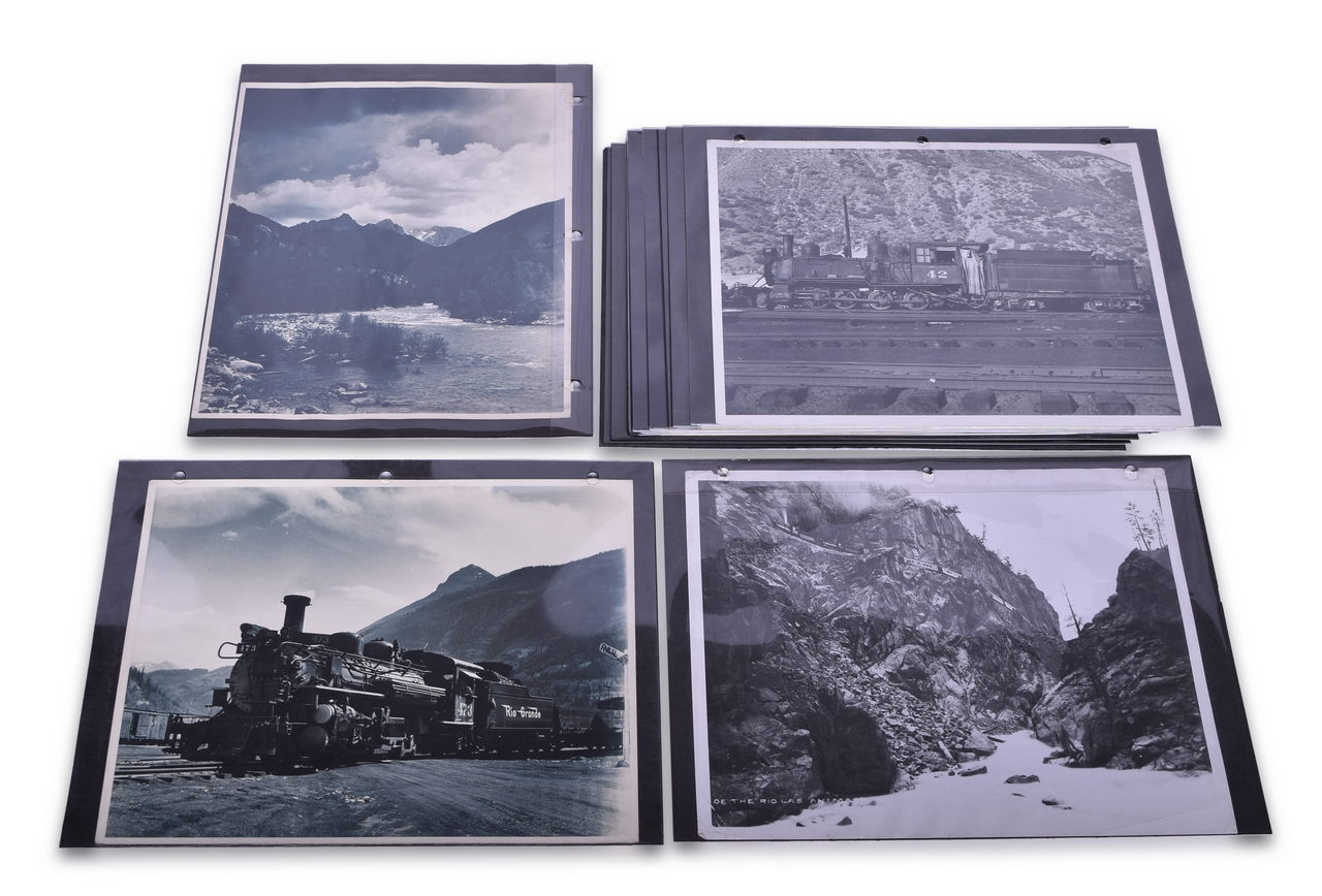 2013 - Twenty-Seven Black and White Rio Grande Railroad Photographs - Narrow Gauge and Western thumbnail