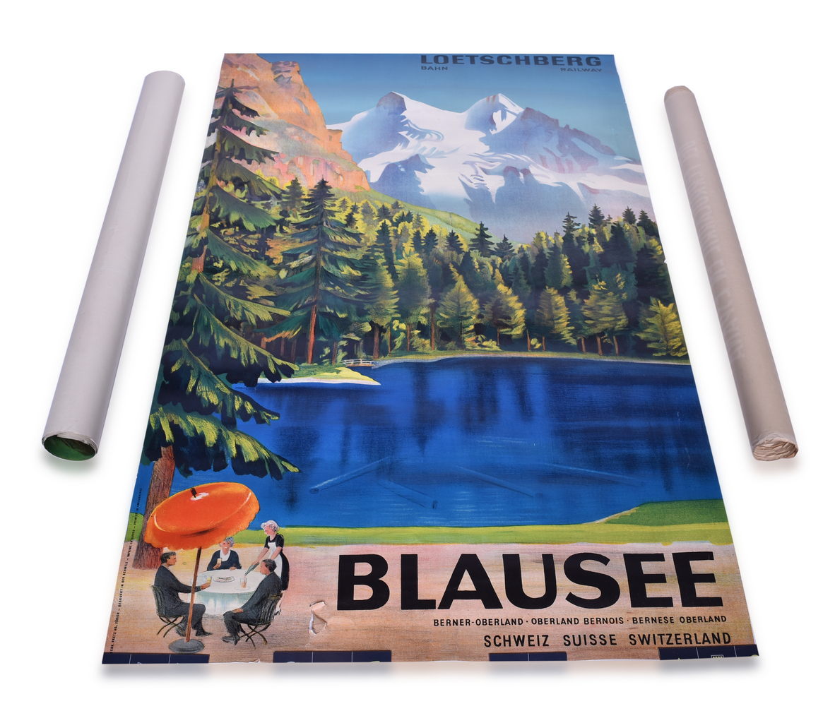 2027 - Three Switzerland and Spain Railway Advertising Travel Posters thumbnail