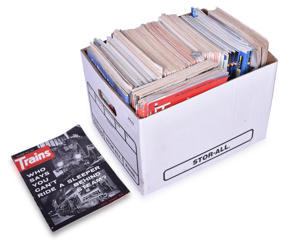 2035 - 166 Issues of Railfan & Railroad and Trains & Travel Magazines - 1950 to 2011 thumbnail