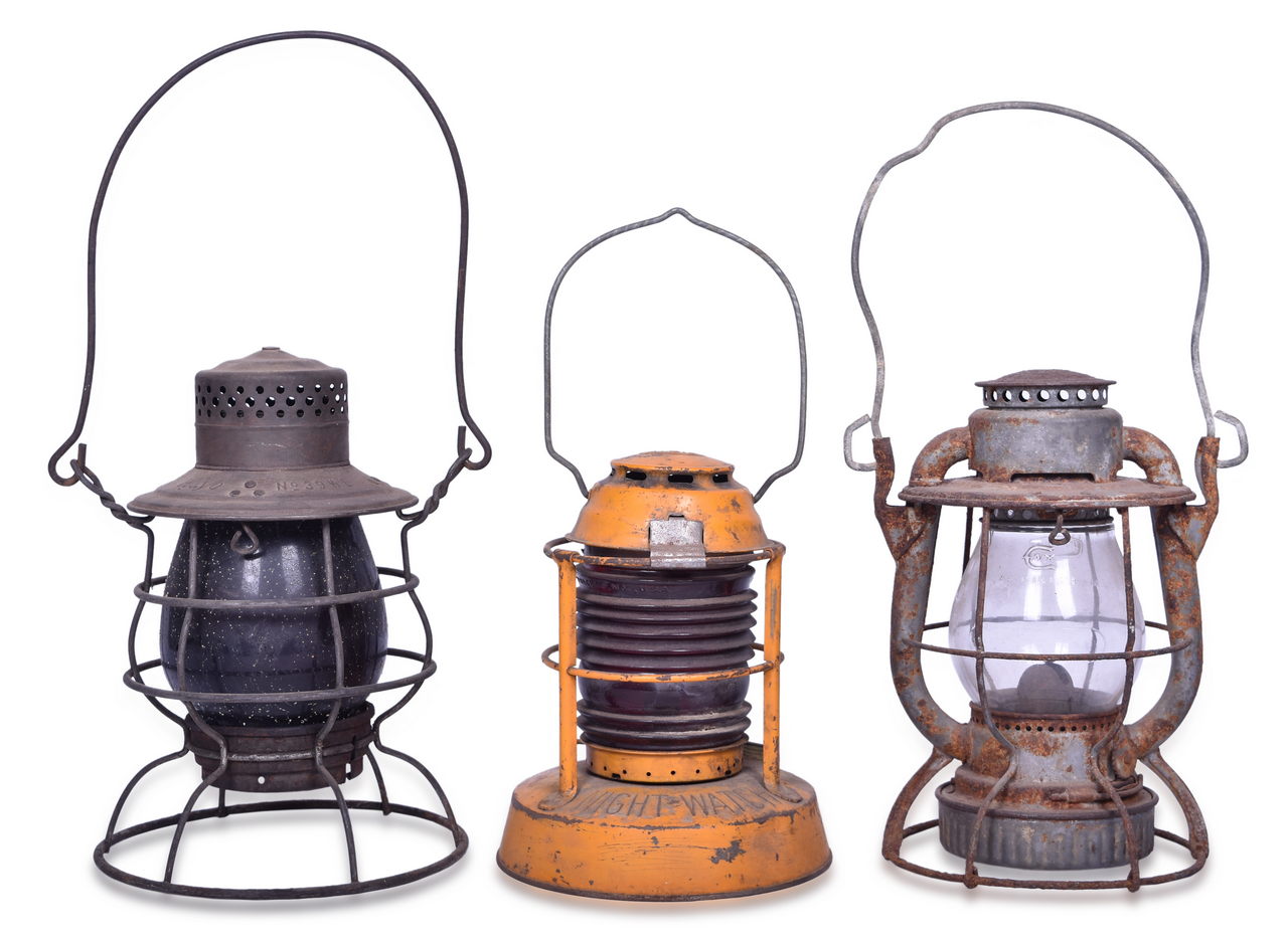 2074 - Maine Central Dietz Vesta, Rayo 39, and Dietz Night Watch Lanterns thumbnail