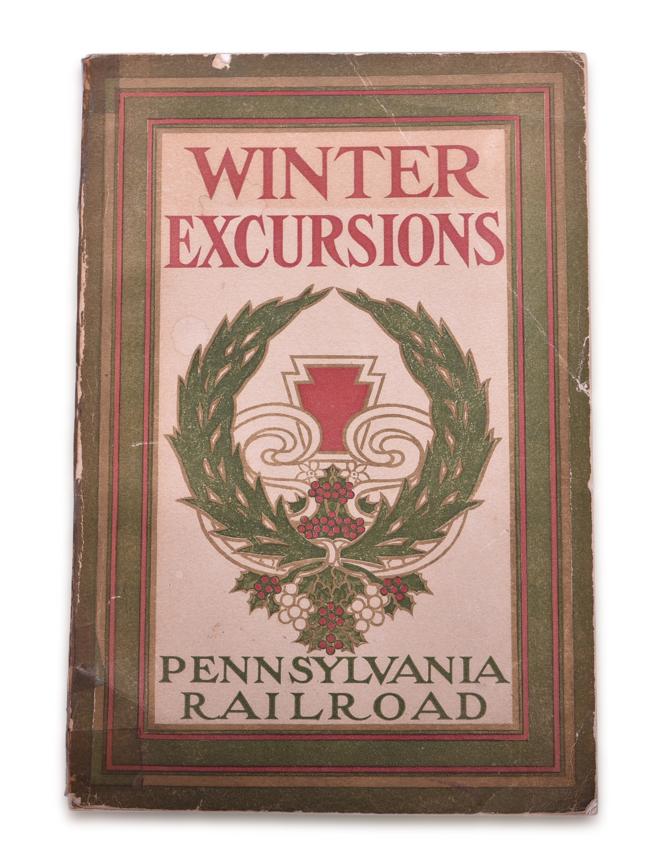 2105 - 1904 Pennsylvania Railroad Winter Excursions Book with Fold Out Map thumbnail