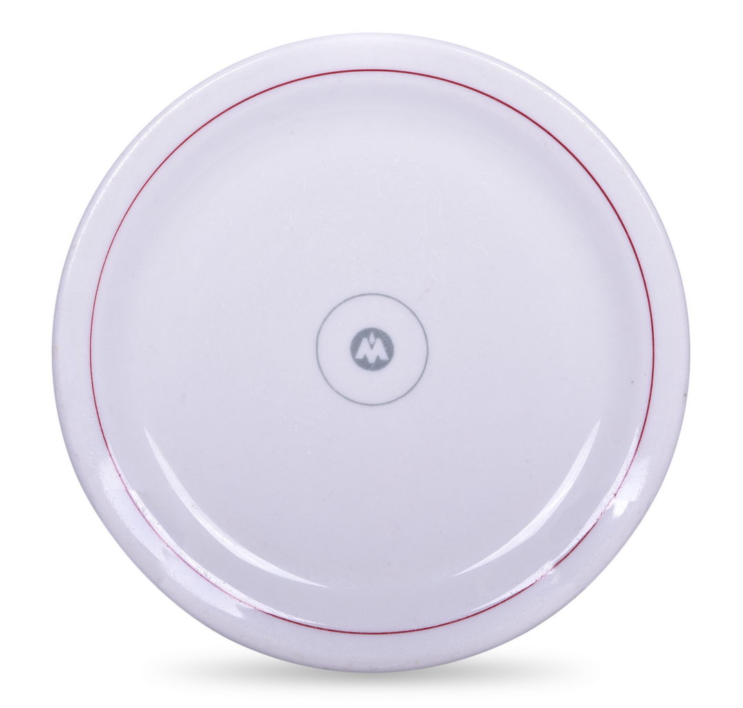 2199 - Chicago, Indianapolis & Louisville Railroad China Monon Bread Plate 7 1/4