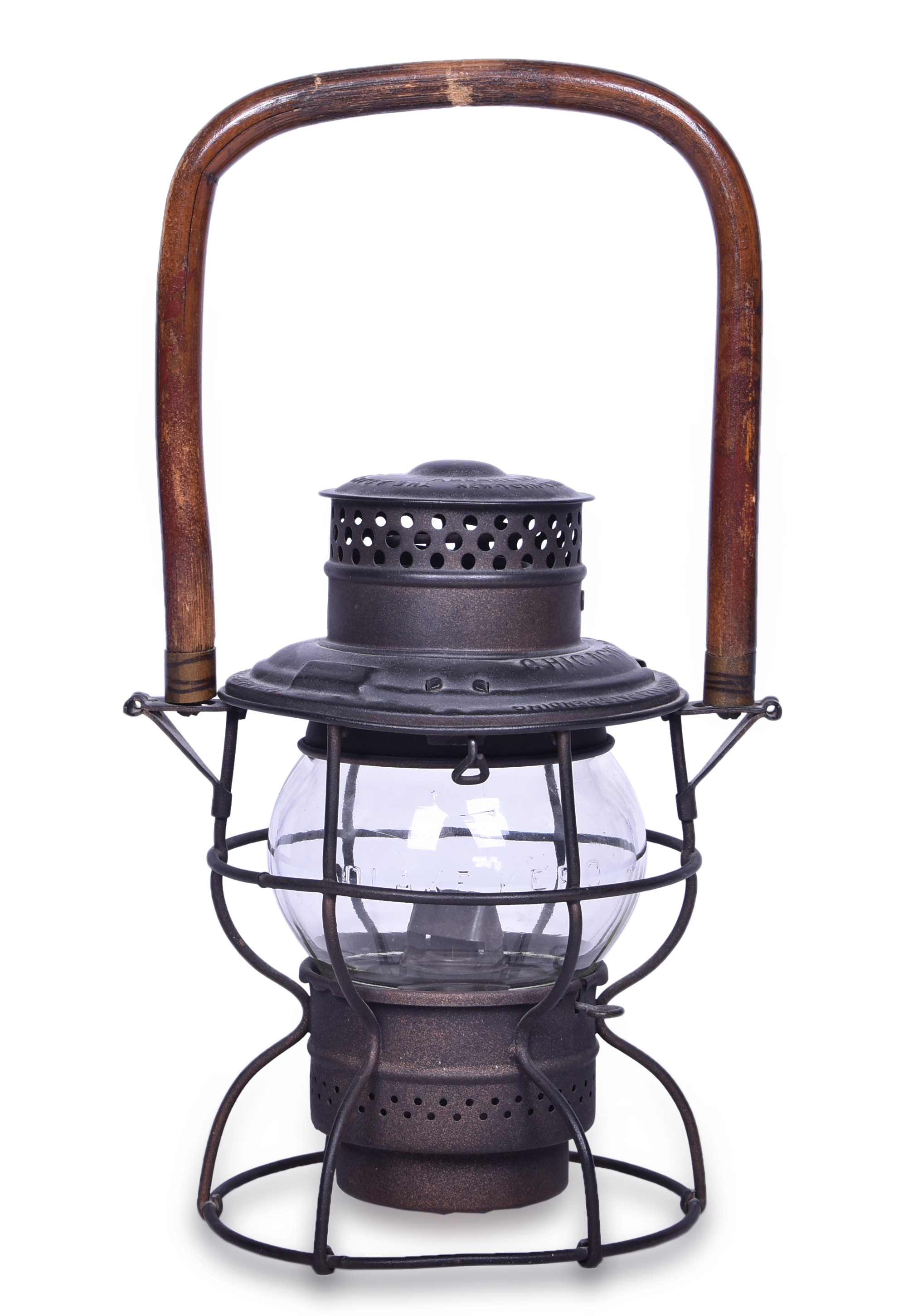 2202 - Adams & Westlake Kero Chicago & Alton Lantern w/ Fixed Bale thumbnail